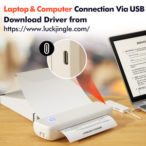 May mắn Jingle nhiệt xách tay A4 máy in máy in cho tiếp tục hợp đồng in hóa đơn - Product Image 5