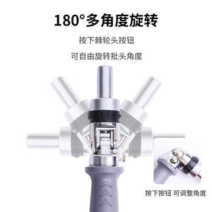 Jeu de tournevis à cliquet multi-angles en acier personnalisable avec embouts Phillips, Torx, hexagonaux et plats - Product Image 3