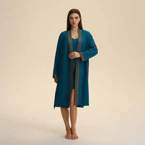 Nuovo Set <span class=keywords><strong>Accappatoio</strong></span> Lungo in Cotone Cloud per Coppie 2026 - Morbido e Confortevole Abbigliamento da Casa Coordinato - Product Image 3