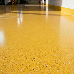 Peinture de sol en sable coloré époxy écologique, facile à installer et à nettoyer, antidérapante, aspect marbre, pour usine - Product Image 4