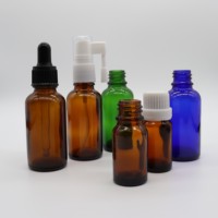 Flacon compte-gouttes en verre 5ml-100ml, flacons en verre ambré pour sérum, bouchon à vis, pipette en verre pour cosmétiques et huiles essentielles