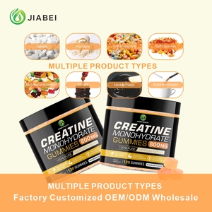 Créatine monohydrate en gummies, compléments en marque privée, soutient la croissance musculaire et l'énergie, adultes, fitness, certifié GMP/HACCP - Product Image 4