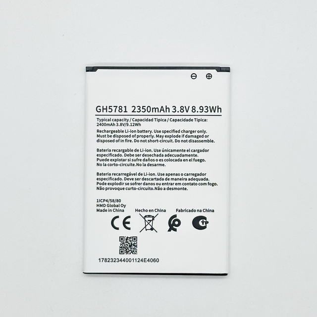 Replacement TA-1452 Battery GH5781 for C2 2nd Phone Edition-3.8V Rechargeable 2350mAh in Stock