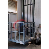 Petit ascenseur de fret, mini-élévateur de marchandises, ascenseur de guidage de marchandises pour entrepôt industriel