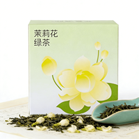 Thé biologique mélangé pour la santé, thé vert au jasmin, sachets de thé longue infusion, richement parfumé