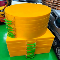 Service de découpe et de traitement de plaques de support d'entretoises de grue en UHMWPE pour échafaudages robustes avec logo personnalisé