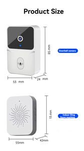 NOUVEAU <span class=keywords><strong>Sonnette</strong></span> Intelligente Wi-Fi pour Appartement, Système <span class=keywords><strong>de</strong></span> Sécurité Domestique Sans Fil, Caméra Vidéo avec <span class=keywords><strong>Carillon</strong></span> - Product Image 5