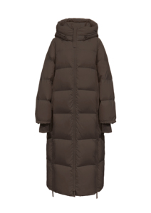 QLYP Giacca Lunga Invernale Impermeabile alla Moda, Imbottita in Piuma, con Zip, Cappuccio Regolabile e Colletto Alto - Product Image 5