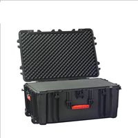 Valise trolley en plastique ABS rigide, résistante aux chocs IK10, étanche IP67, avec mousse, OEM ODM, parmi les plus vendues