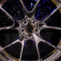 Rines Forjados Personalizados de Aluminio Cromado Cóncavo Profundo de 18-24 Pulgadas 5x114.3/5x120/5x112/5x110 para BMW M2 F87 Corvette Toyota Corolla