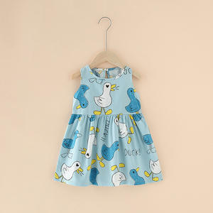 Nouvelle robe d'été en coton à fleurs pour bébé fille de 1 à 6 ans, design 2022, robe ample imprimée pour enfants, vêtements décontractés pour filles - Product Image 6