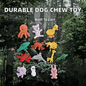 Juguetes de Cuerda para Masticar para Perros, de Algodón Duradero de Lujo, Interactivos, para Masticar y Jugar a Tirar, para Perros Pequeños y Medianos - Product Image 5