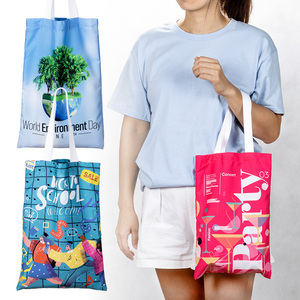 Sac fourre-tout pour documents A4 en rPET personnalisé, 25x35cm |   Sac de conférence en polyester recyclé pour cadeau d'exposition - Product Image 1