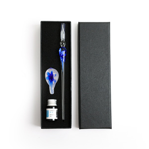 Exquisite Flower Series Glass <b>Dip</b> <b>Pen</b> Set with Ink - Product Image 6
