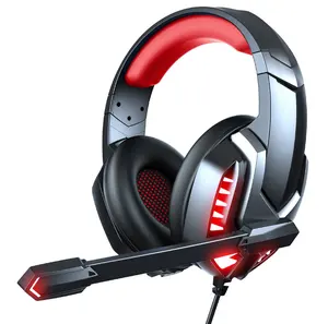 2024 Hot Sale Head-Mounted Gaming Headset RGB Light-Emitting Sound Recognition Heavy Bass Waterproof Features Wholesale JL