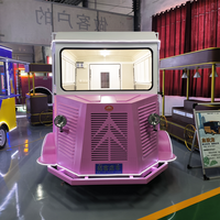 Remolque de Comida Cuadrado de Acero Galvanizado Personalizado, Camioneta de Comida Móvil, Carrito de Hot Dogs, Café y BBQ con Certificación CE