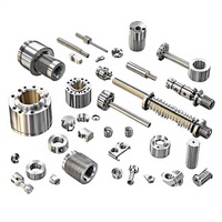 Pièces en aluminium CNC de haute précision sur mesure, pièces usinées CNC en aluminium, pièces en acier inoxydable CNC