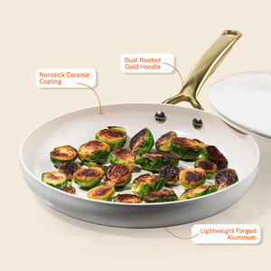 Hot Sell 8-Piece Pots <b>Pans</b> Glass Lids Stainless Steel Handles White Ceramic Non-Stick Gas Induction Ready Cookware <b>Set</b> - Product Image 5