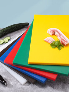 Chuyên nghiệp <span class=keywords><strong>HDPE</strong></span> Poly biểu tượng tùy chỉnh nhựa thớt chống trơn PE thớt cho thực phẩm và nhà hàng - Product Image 5