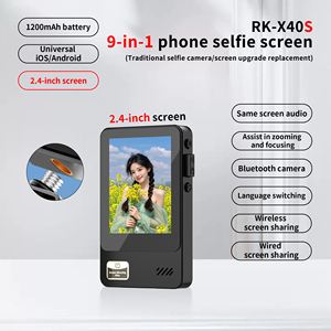 Monitor para Vlogging Aquina RK-X40S de 2.4 Pulgadas con Soporte Magnético, Ángulo de Visión Completo, Ligero (100g), LCD, Precio de Fábrica - Product Image 5