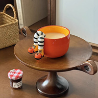 Mug à café en céramique tendance sous glaçure créative avec motif de clown de dessin animé pour cadeau d'anniversaire pour filles, origine Chine