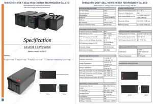 12V 250Ah LiFePo4 Battery Pack 12.8V 250Ah LiFePo4แบตเตอรี่สำหรับเปลี่ยนแบตเตอรี่กรดตะกั่ว - Product Image 3