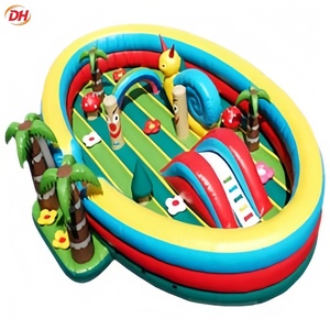 Parque de Juegos Inflable Multijuegos Integrado, Diseño de Dibujos Animados Personalizado, Larga <span class=keywords><strong>Vida</strong></span> Útil, para Todas las Edades, <span class=keywords><strong>Castillo</strong></span> Inflable Comercial - Product Image 3