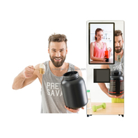 Touchscreen Proteïne Shake Dispenser Machine voor sportscholen, drankenautomaat, sinaasappelsap, wei-eiwit shake dispenser machine