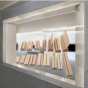 Support d'affichage en bois poli personnalisé pour carte de nom ou numéro de table lors des occasions du Nouvel An - Product Image 4