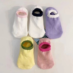 Women's Boat Socks Summer Thin Low Cut Non Slip Anti Slip Invisible Solid Color Casual Socks 5 Pairs Pack - Product Image 5