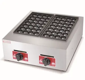 Takoyaki grill equipment for roadside vendors/2 plate fishball stove / takoyaki machine / takoyaki snack machine