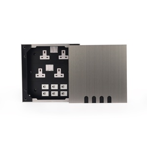 Caja de Conexiones Eléctrica Elevada de Acero Inoxidable con Tapa Cepillada para Soluciones de Energía Comerciales y de Oficina - Product Image 3