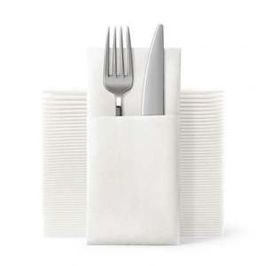 Disposable <b>Pocket</b> Folding Knife and Fork Wrapped Dust-free Paper Color Dust-free Meal <b>Tissue</b> Paper Customization - Product Image 1