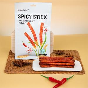 LAKEXIXI Série Naturelle Vente Chaude Snacks à la Saveur Super Épicée Halal Végétaliens Grain de Blé Texture Semi-Molle Latiao <span class=keywords><strong>Snack</strong></span> Chinois - Product Image 3