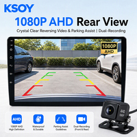 KSOY-T333 Kamera 360 Derajat Output RCA 3+32G QLED Android 14 WiFi BT 5.0 Octa Core Kartu TF GLONASS FM RDS DVR Android Auto Stereo Mobil