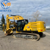 Excavatrice sur chenilles hydraulique Cat 330 d'occasion, moteur Caterpillar 330 d'origine à faible consommation de carburant pour une construction stable
