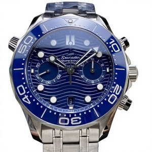Reloj Mecánico de Lujo de Super Calidad, Resistente al Agua, 44 mm, Fábrica N1, Movimiento 9900, Bisel de Cerámica Azul, Cronógrafo, 300 m - Product Image 1