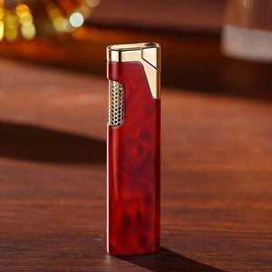 Briquet à gaz promotionnel Mini briquet à flamme rouge coupe-vent - Product Image 6