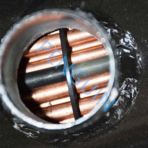 Condensador refrigerado por <span class=keywords><strong>aire</strong></span> de aleta de aluminio, unidad de condensación de refrigeración para habitación fría, bobina de condensador de cobre - Product Image 5