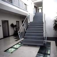Suelo Elevado de Vidrio Transparente Moderno de Alta Calidad Lingding LD600, 600*600mm, Antiestático, para Instalaciones Industriales de Alto Tráfico