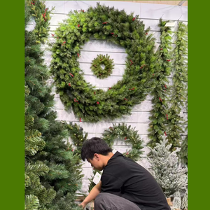 Guirlandes <span class=keywords><strong>de</strong></span> Noël géantes <span class=keywords><strong>de</strong></span> 120 cm en gros, grandes guirlandes <span class=keywords><strong>de</strong></span> Noël commerciales avec lumières - Product Image 3