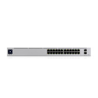 Commutateur PoE de couche 3 USW-Pro-24-POE à 24 ports avec 16 ports 8BT et 2 ports SFP+ pour les entreprises de taille moyenne