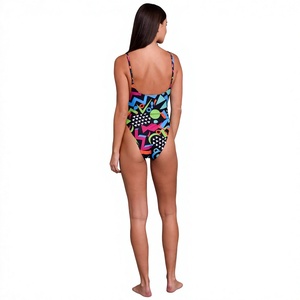 Wholesale Polyester Quick Dry Professional Swimsuit Women One Piece Set Best Quality New Design Women Beach Wear Swim Suit - Product Image 3