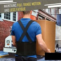 Ceinture de soutien lombaire pour la musculation, le fitness, les exercices et la protection de la taille au travail