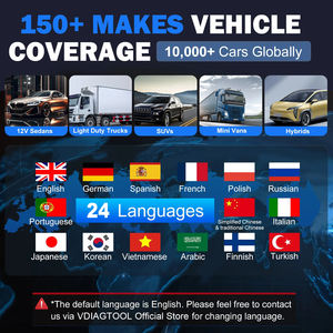 EE. UU. Almacén VD70 Todas las llaves perdidas Programador de llaves de coche Lector de código Pin de llave de coche Auto OBD2 Escáner Máquina de diagnóstico para todos los coches - Product Image 4