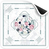 Tapis de Mahjong Floral Portable Pliable Anti-bruit Antidérapant Écologique Tapis de Jeu Personnalisable avec Logo