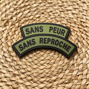 Mandalorian Creed PVC Chenille Rubber 3D Waterproof Eco-friendly Tactical Garment Decorative Patches for Hats & <b>Bags</b> - Product Image 3