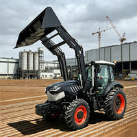 Mini-tracteur agricole compact 4x4 de 120 CV, neuf, idéal pour la ferme et le jardin