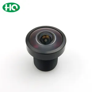 1/2.3" F2.5 8MP 2..7mm DFOV 184 Degree HFOV 140 Deg Wide Angle M12 S Mount Fisheye CCTV Board Lens