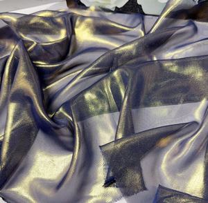 Elegante stile retrò Hanfu nuovo leggero Ultra-sottile tessuto 100% in <span class=keywords><strong>Chiffon</strong></span> in poliestere 75D con panno decorativo abbronzante - Product Image 5